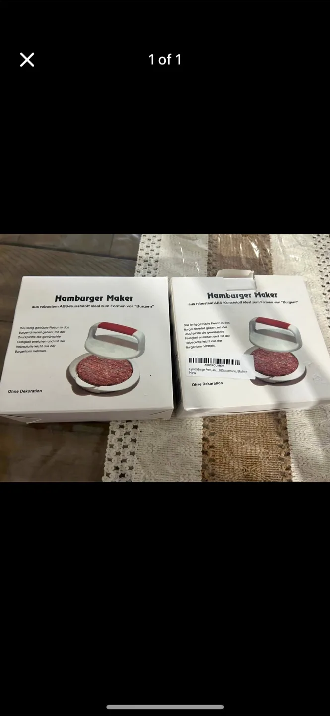 New Hamburger Maker - Burger Press thumbnail