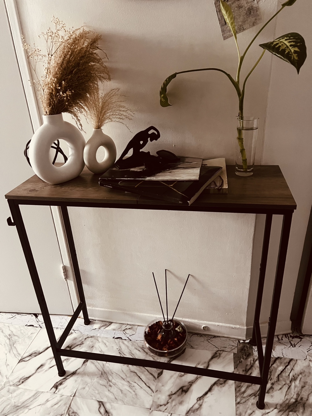 Wood & Metal Console/Hall Table