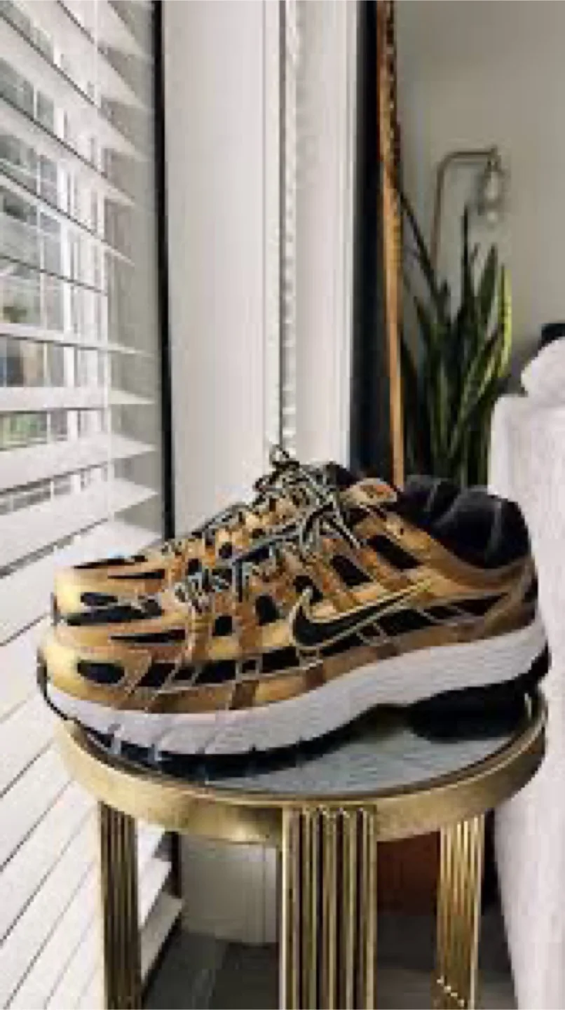 Nike P-6000 HQ3030-700 Black Metallic Infinite Gold thumbnail