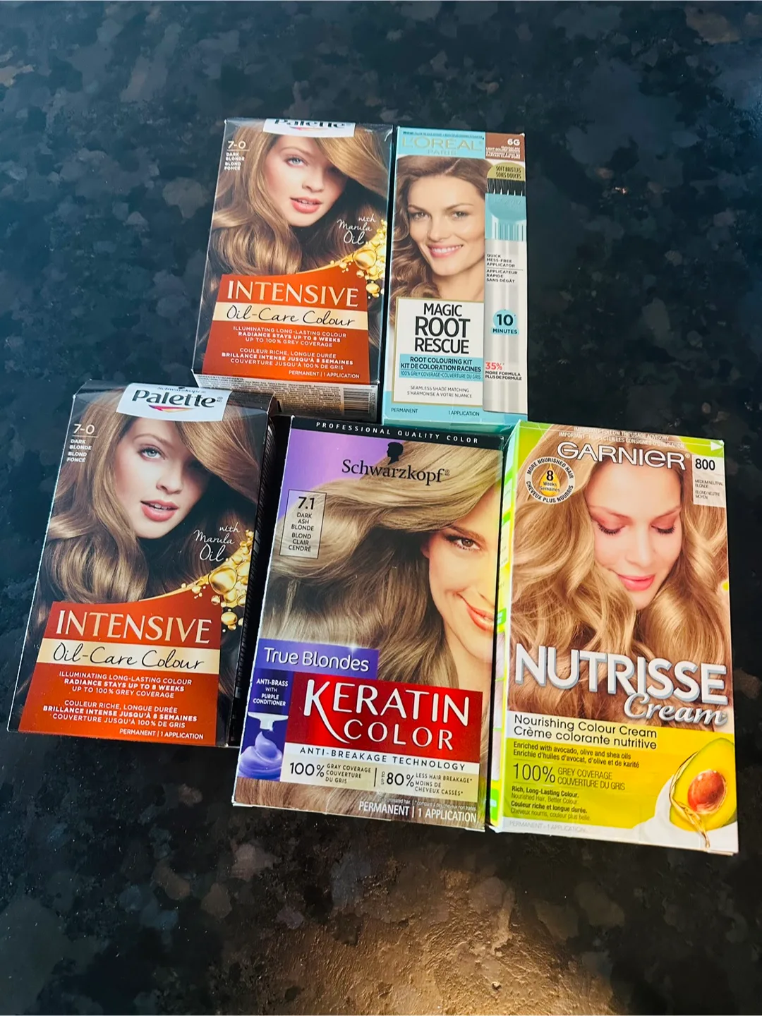 Hair Dye Lot - L'Oreal, Garnier, Schwarzkopf & Palette thumbnail