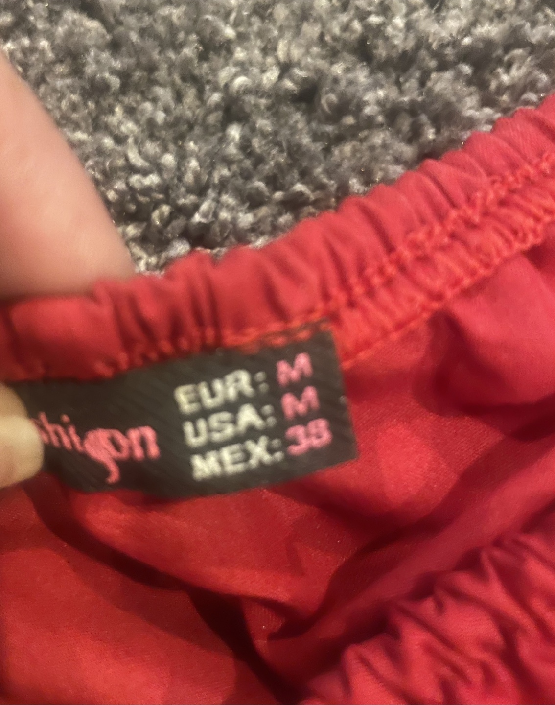 Red Off-Shoulder Mexican Dress - Size M - photo 3