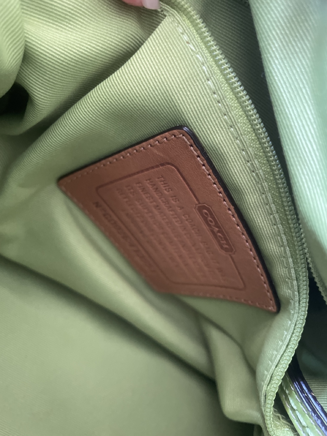Coach Handbag - Green & Brown - photo 4