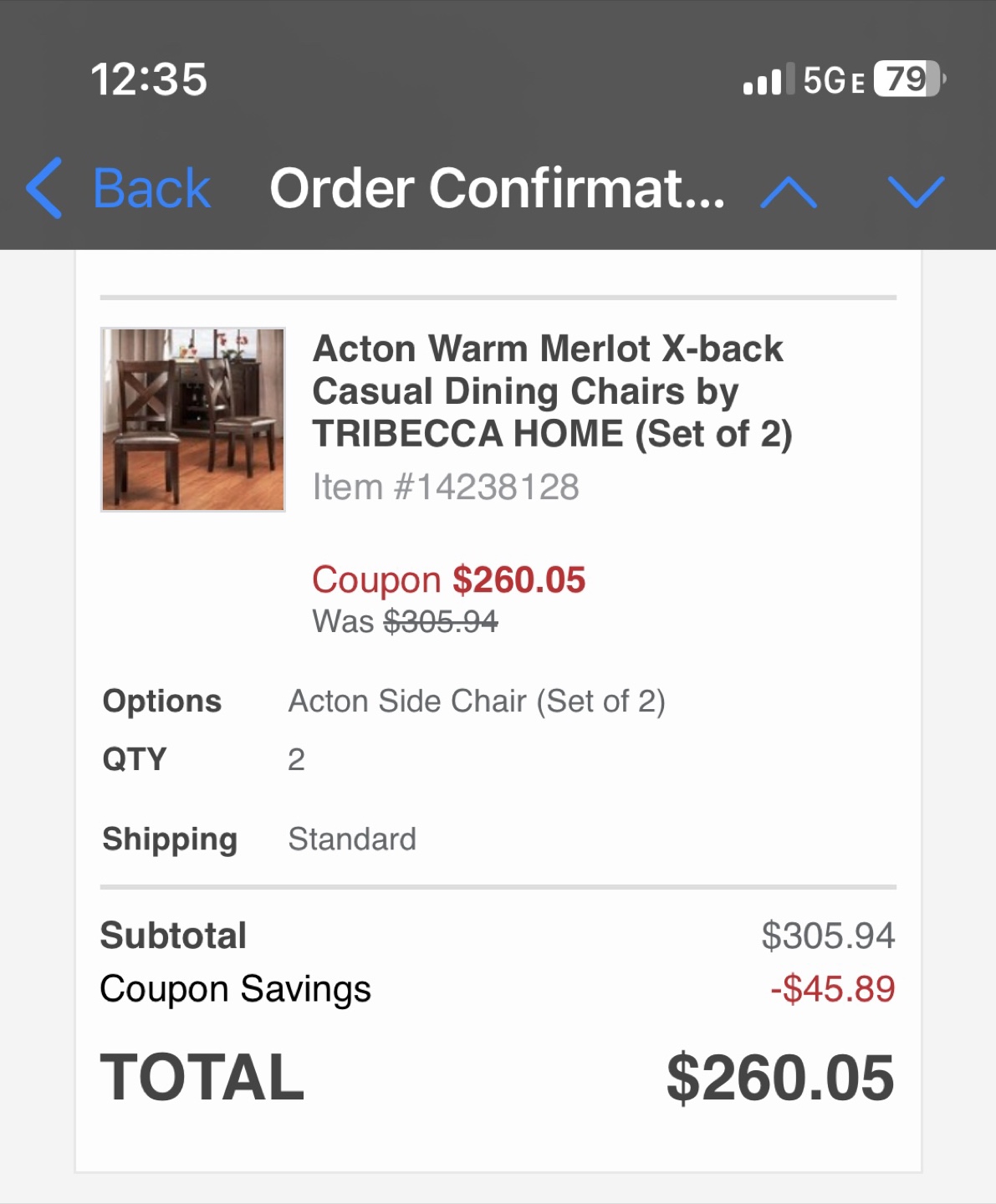 Tribeca Home Foldable Dining Chairs (Set of 2) - photo 3