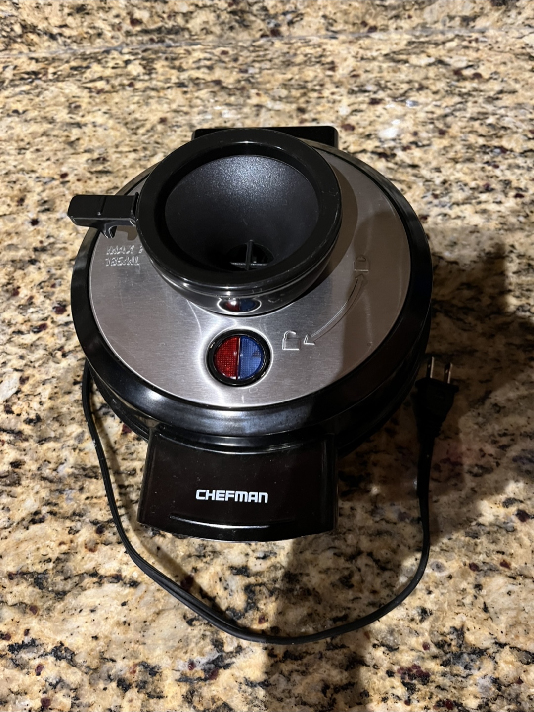 Chefman Anti-Overflow Belgian Waffle Maker