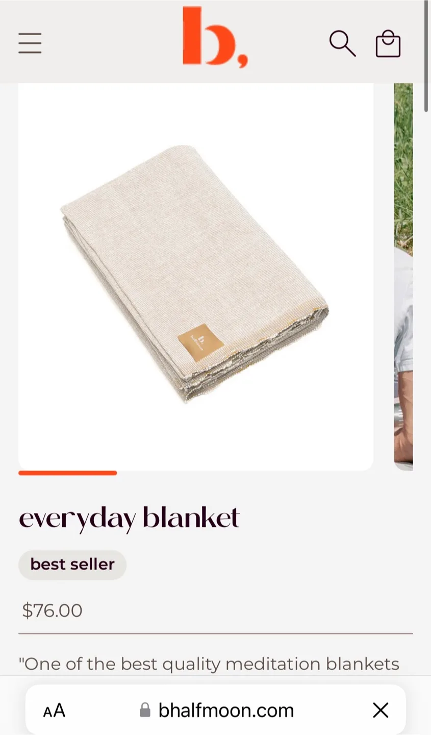 Halfmoon Everyday Blanket - Cotton thumbnail