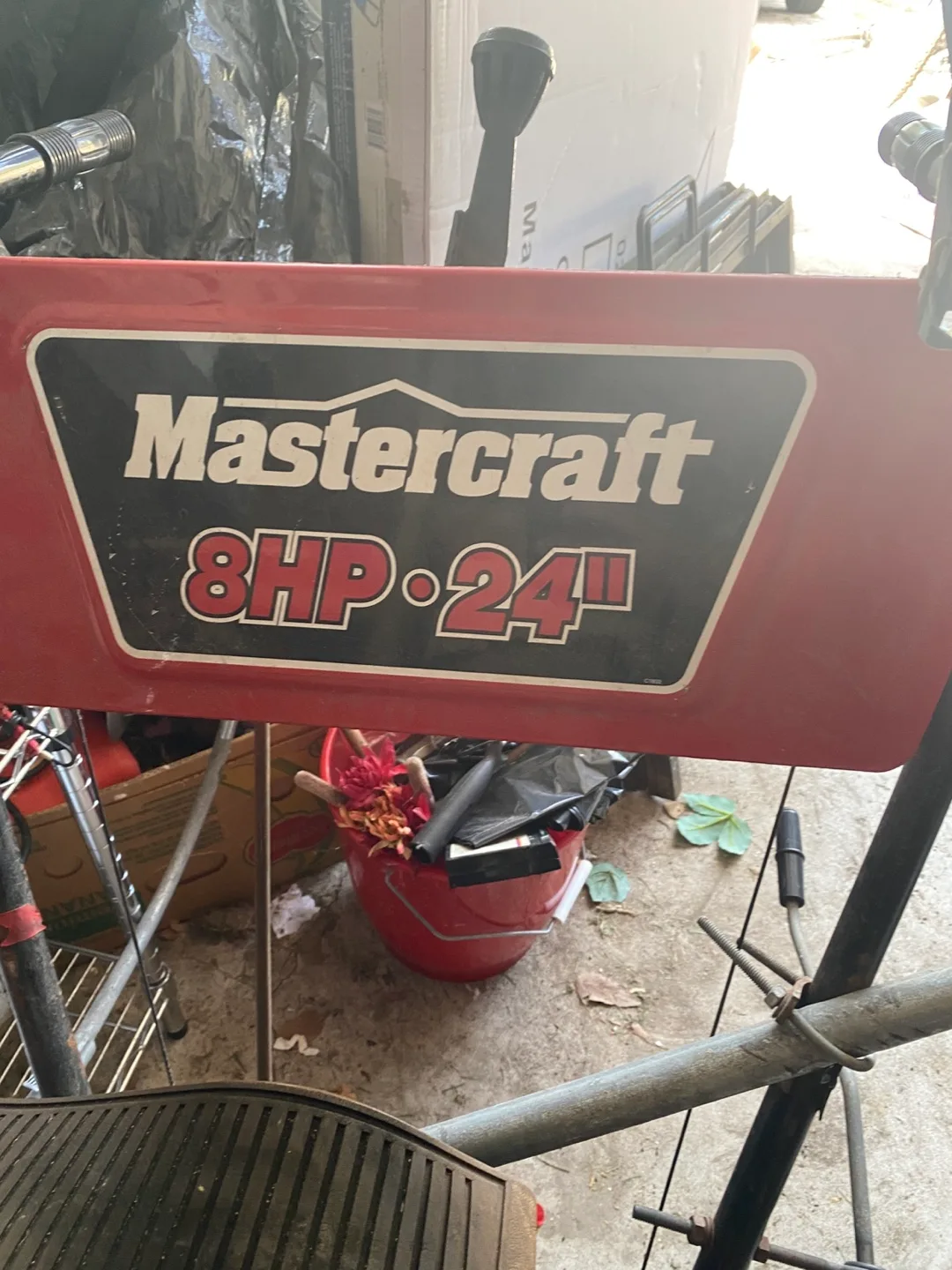Mastercraft 8HP 24" Snowblower & Homelite Bandit SX-135 thumbnail