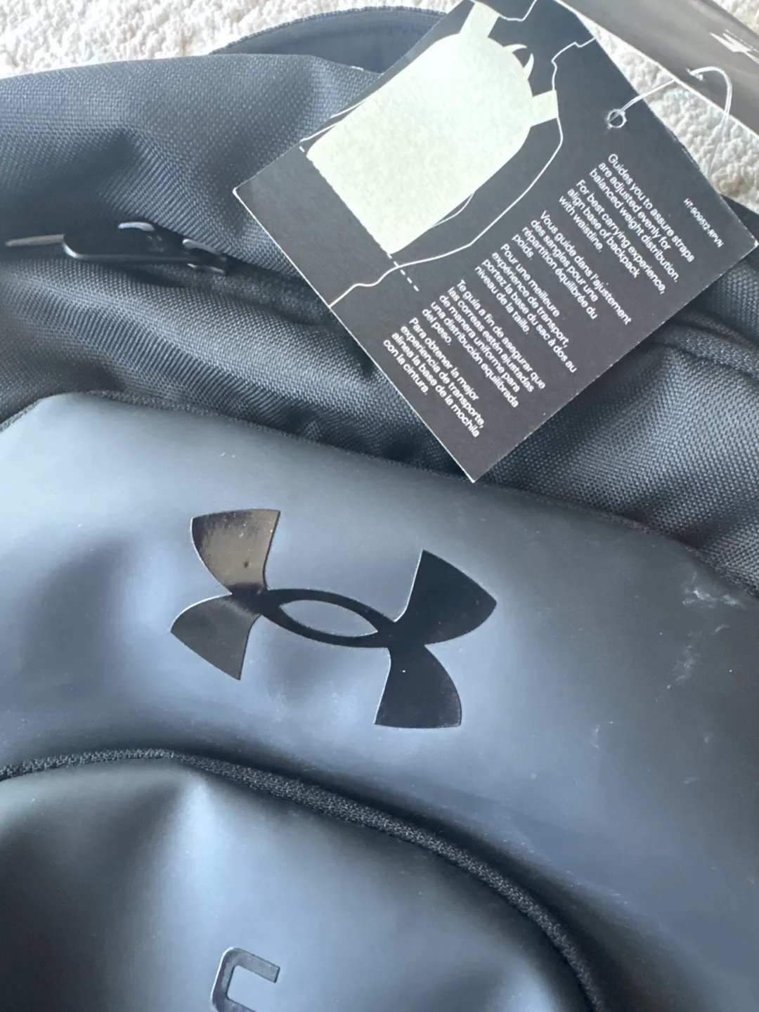 Under Armour Unisex Hustle 5.0 Backpack - Black image indicator(3)