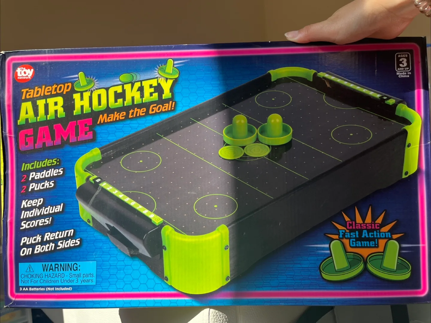 Tabletop Air Hockey Game - The Toy Network thumbnail
