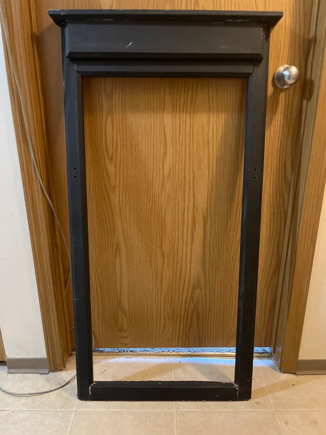 Black wooden frame thumbnail