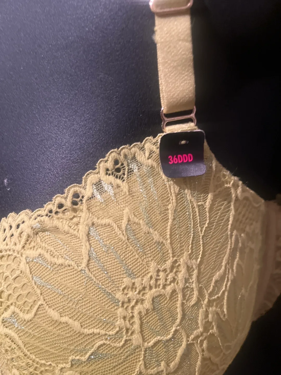 La Senza 36DDD lime green Lace Bra image indicator(2)