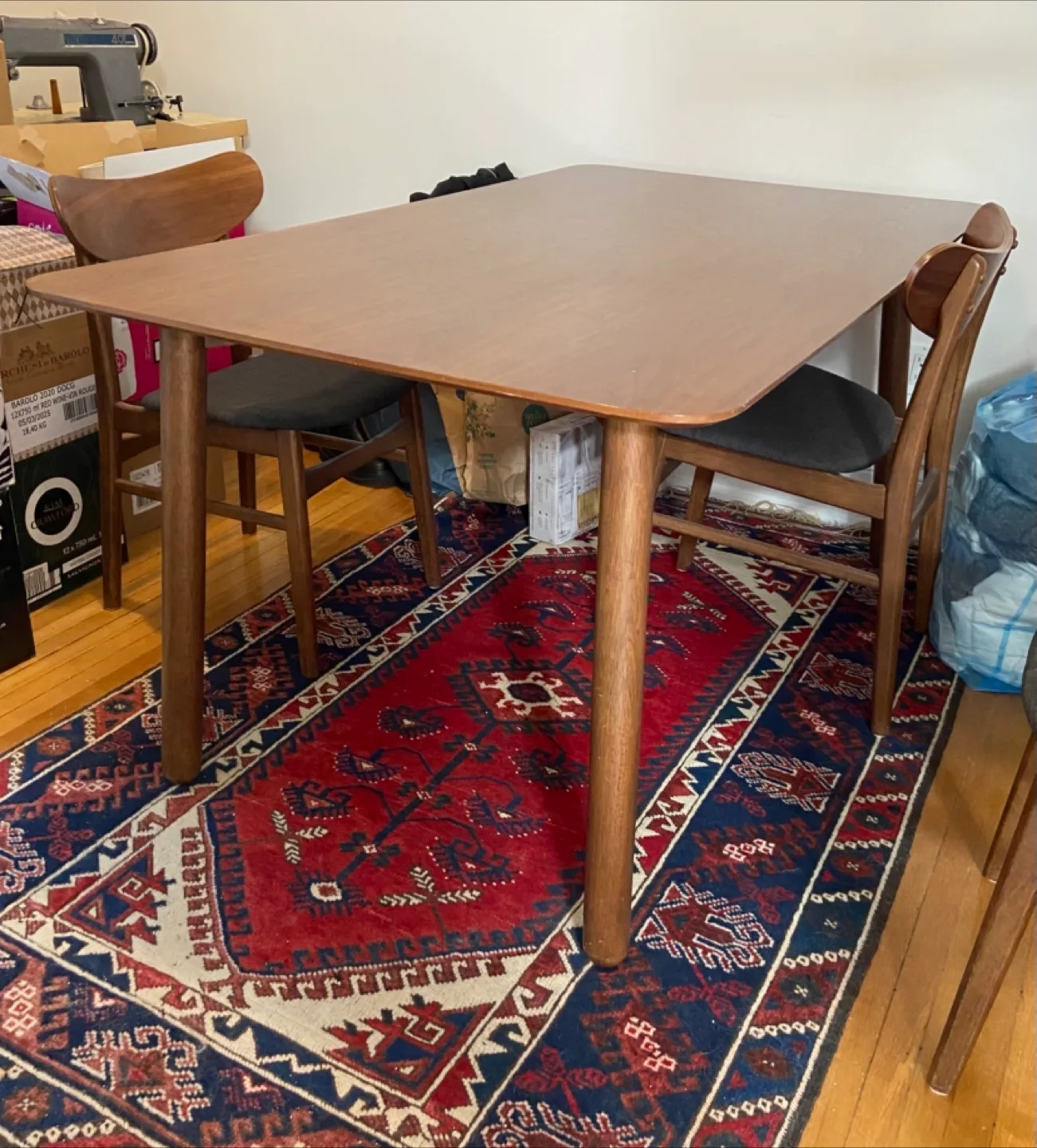 Structube Walnut Dining Table thumbnail