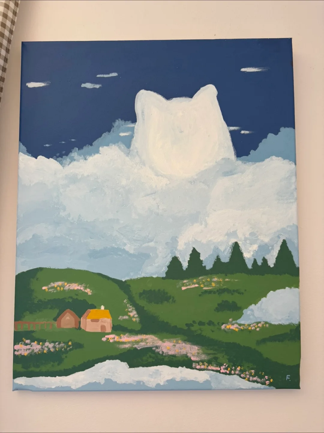 Cute Landscape Painting on Canvas