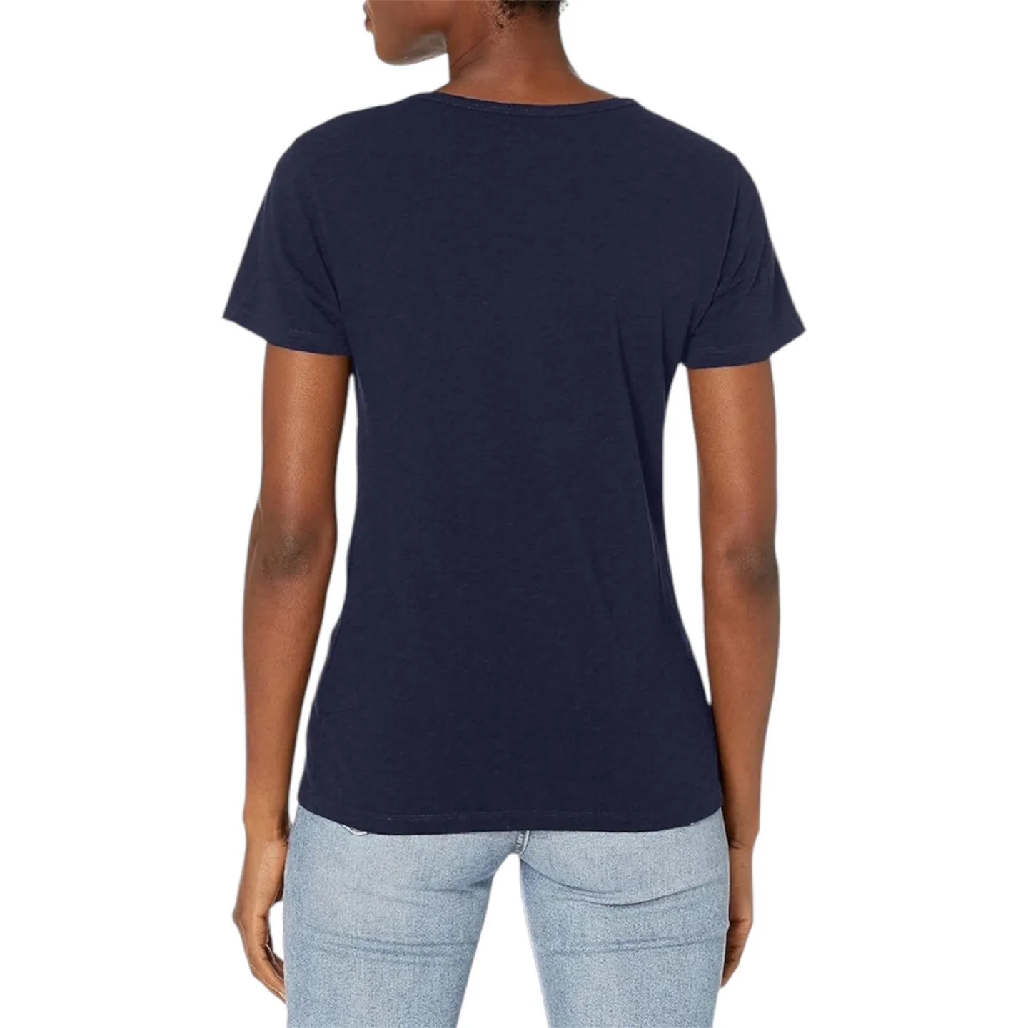 J. Crew Cotton Navy Studio Tee Size Small image indicator(2)