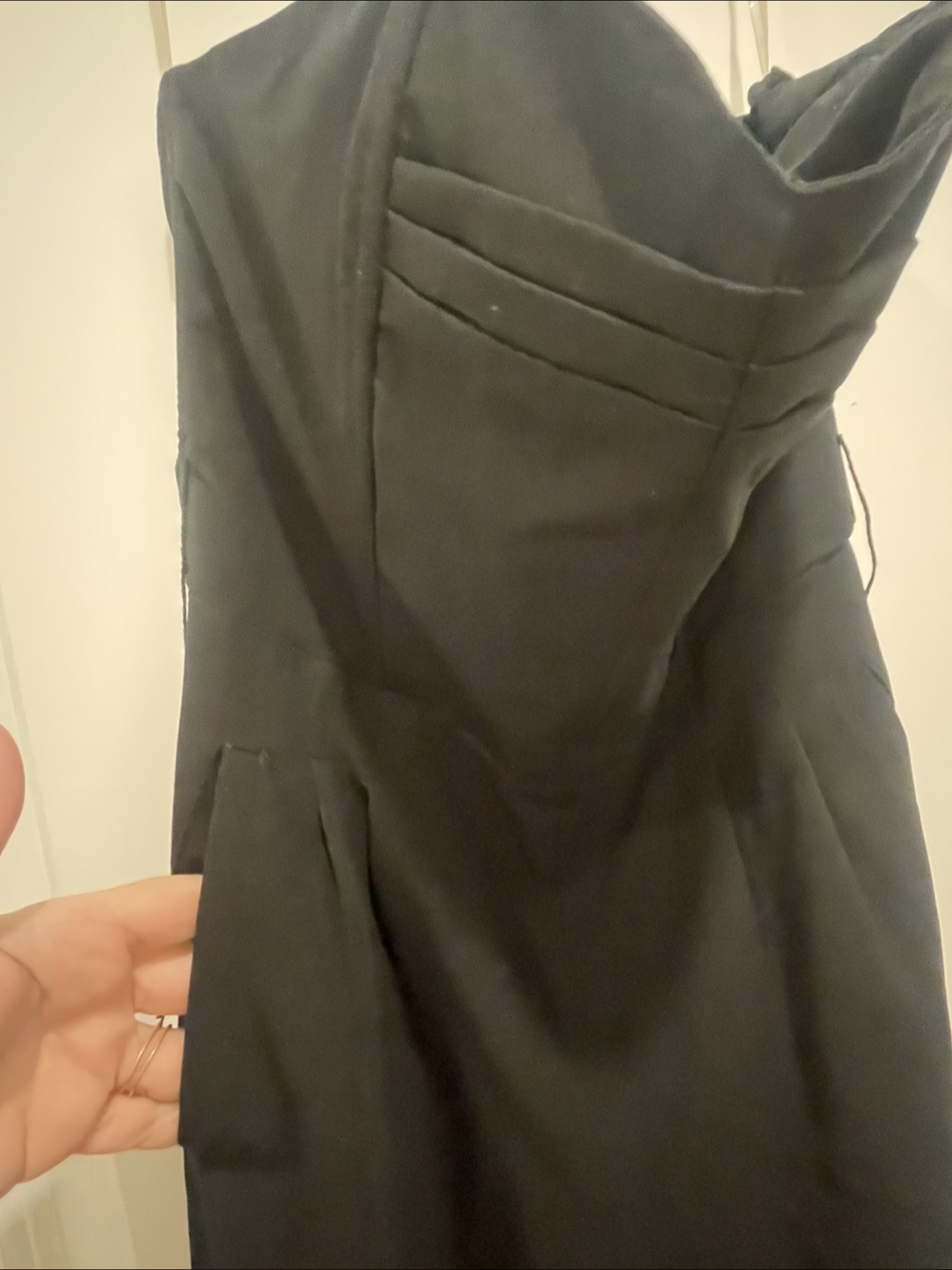Black Strapless Jumpsuit - photo 3
