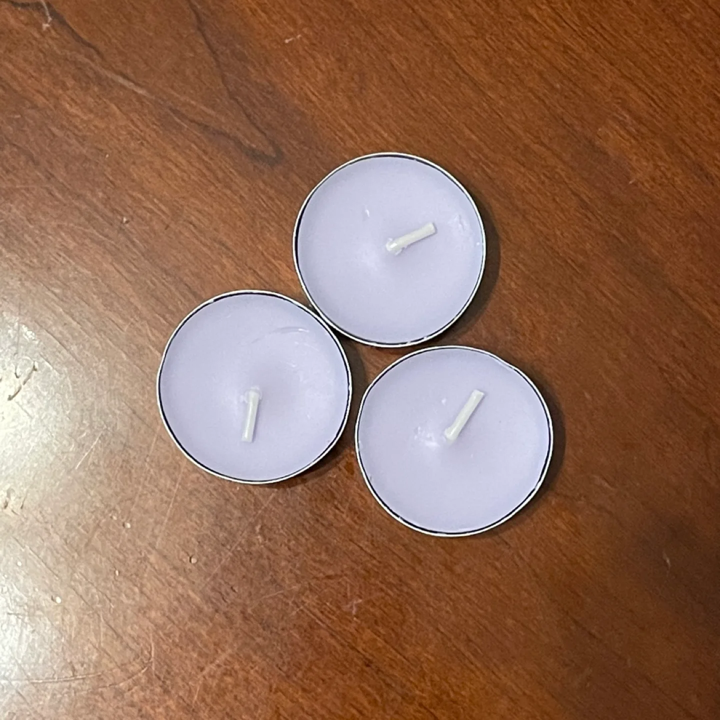 3 lavender Tea Light Candles image indicator(2)