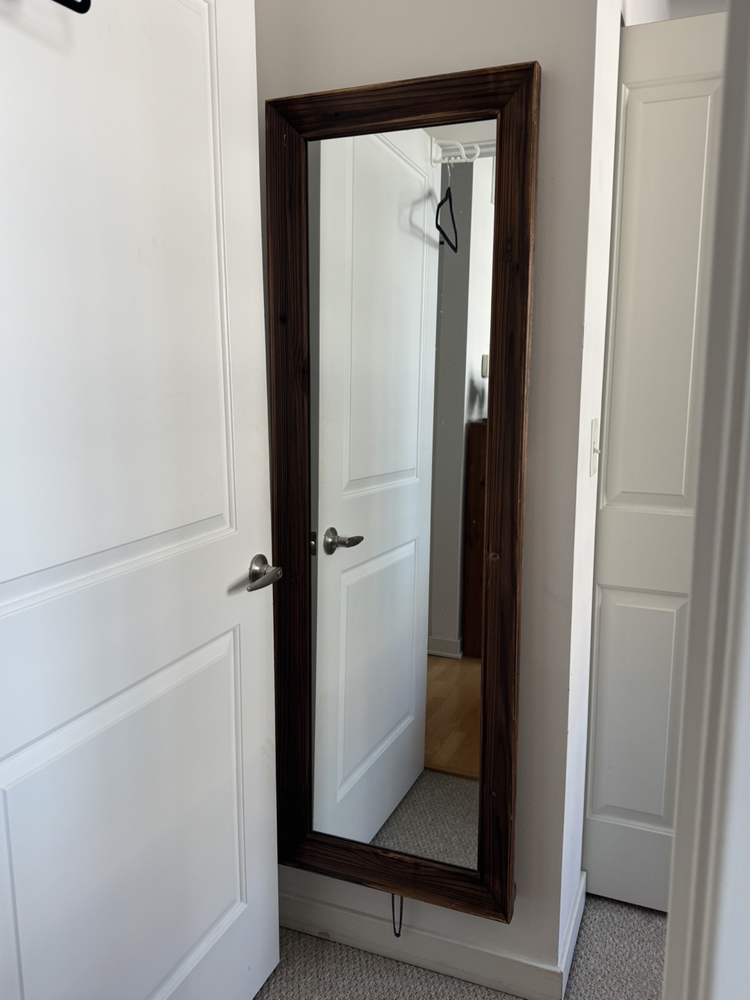 Wood Framed Full Length Mirror 64.25” x 21.25” - photo 2