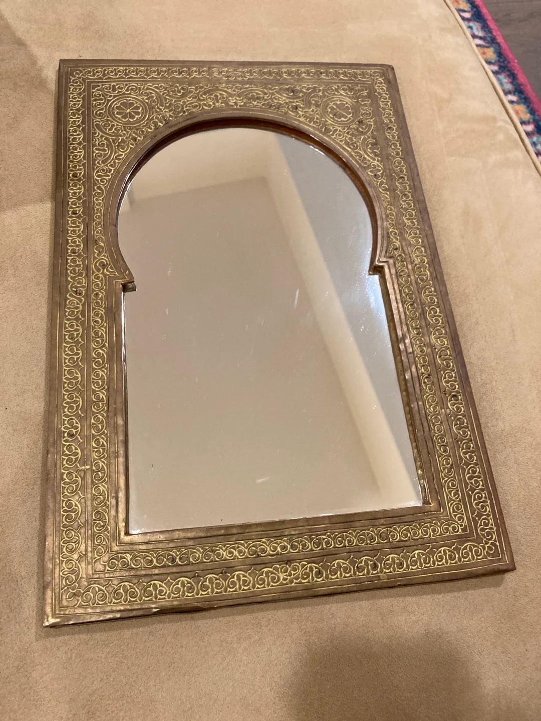 Moroccan Style Metal Framed Mirror thumbnail