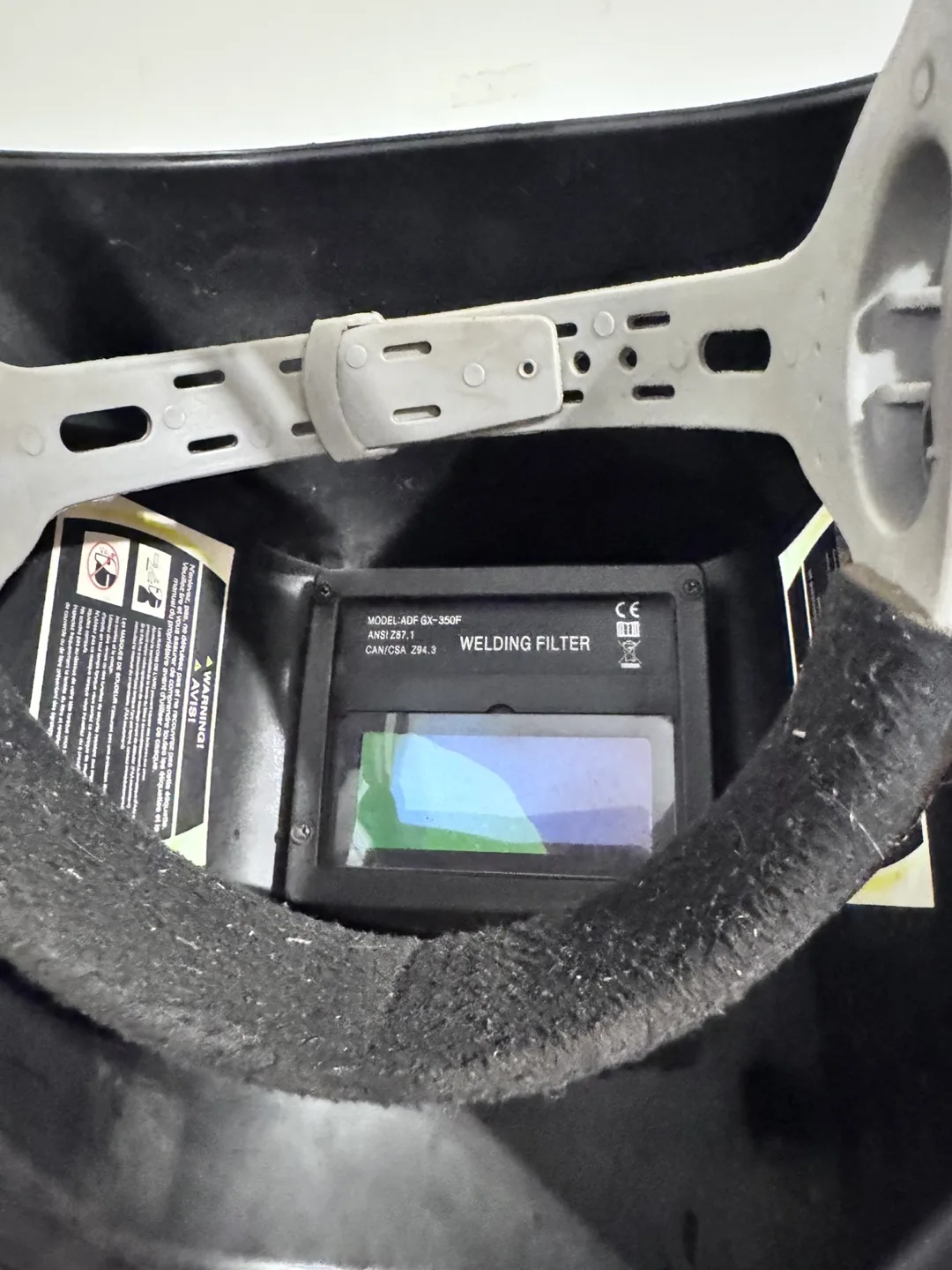 Welding Filter Helmet ADF GX-350F image indicator(4)