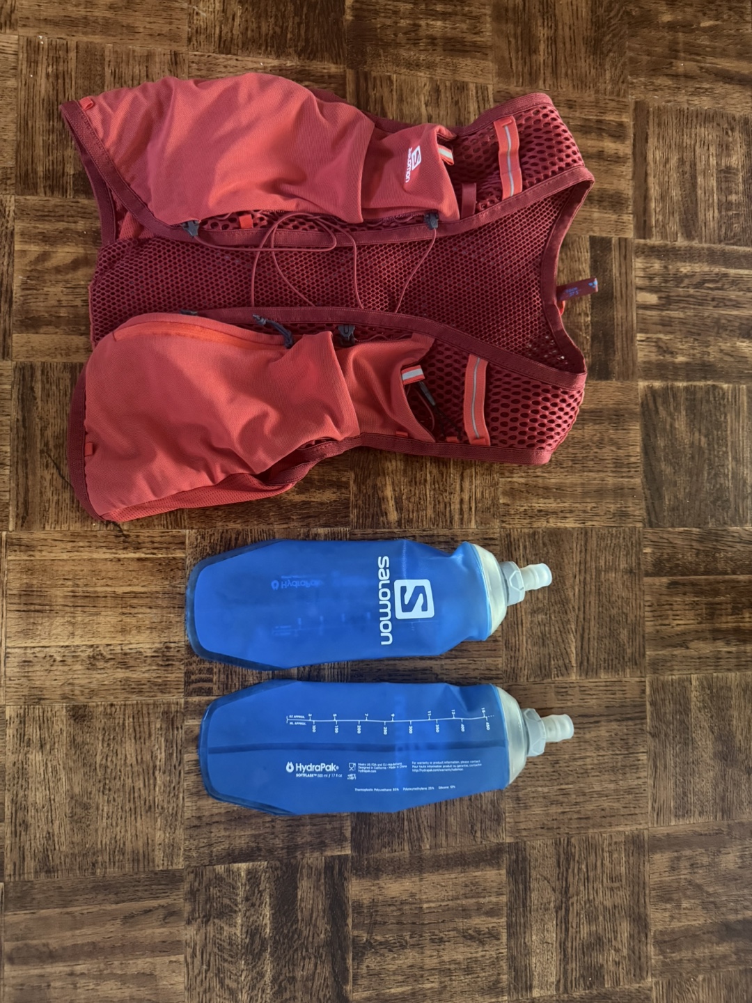 Salomon Active Skin 4 Running Vest with Bottles