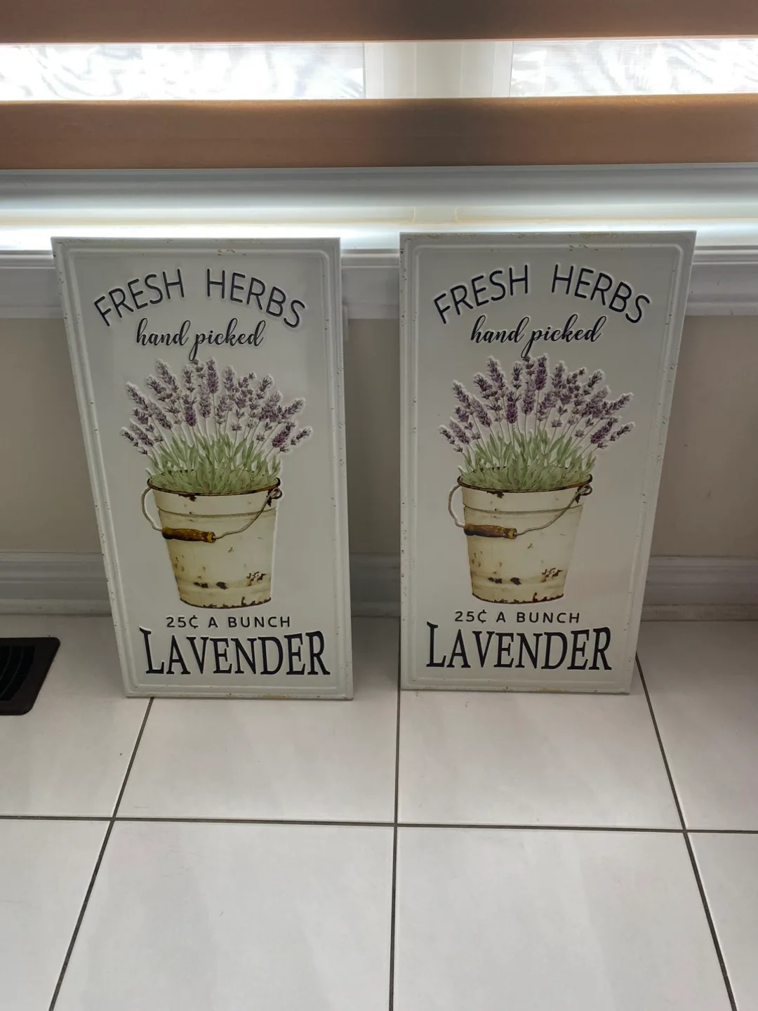 Fresh Herbs Lavender Wall Art - Set of 2 thumbnail