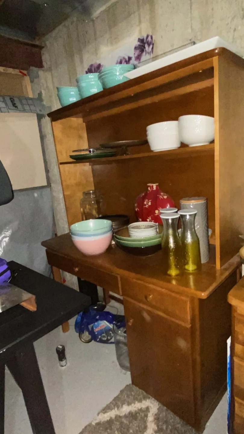Wooden Hutch Desk thumbnail