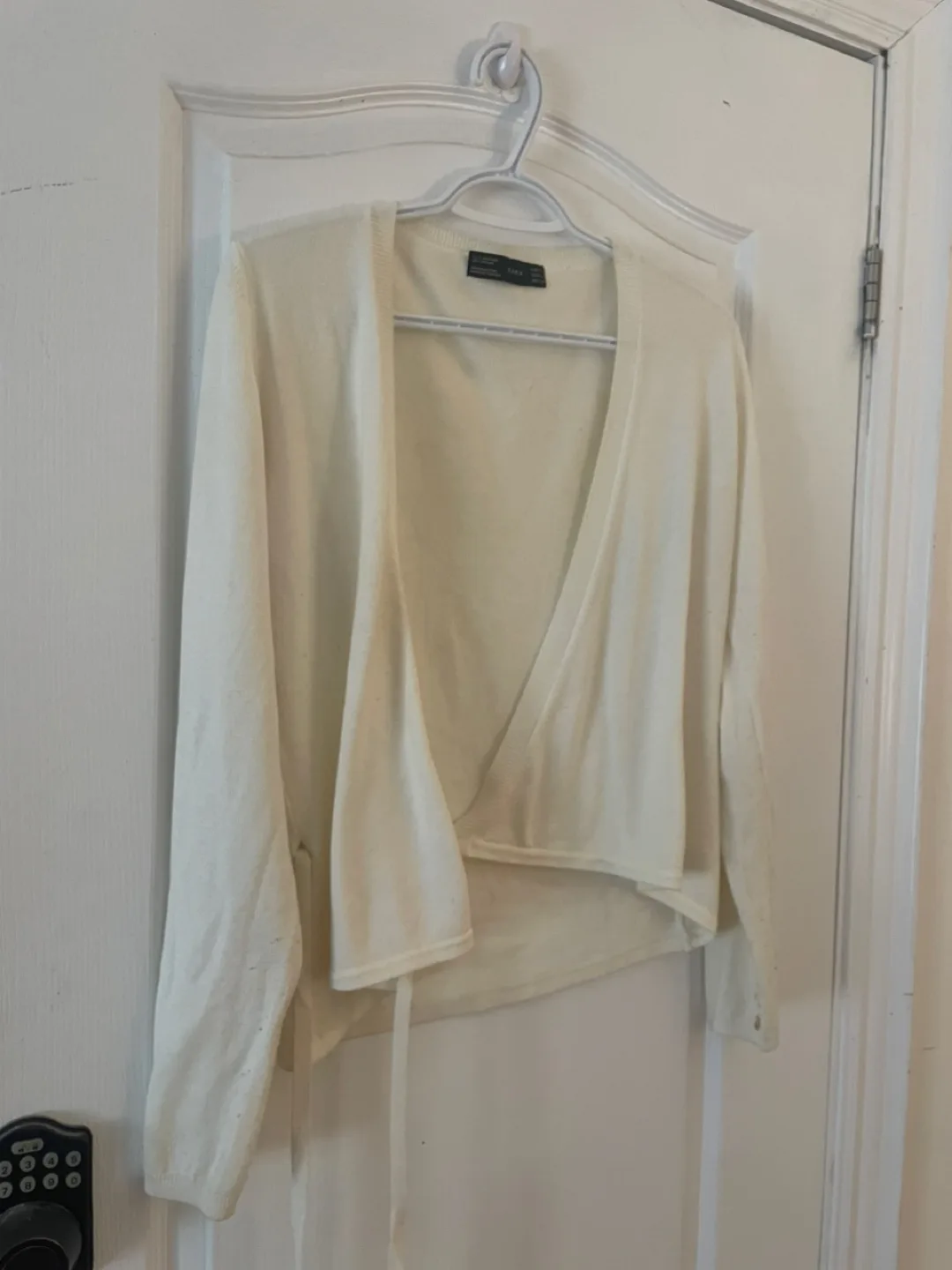 Zara Wrap Sweater - size S-M thumbnail