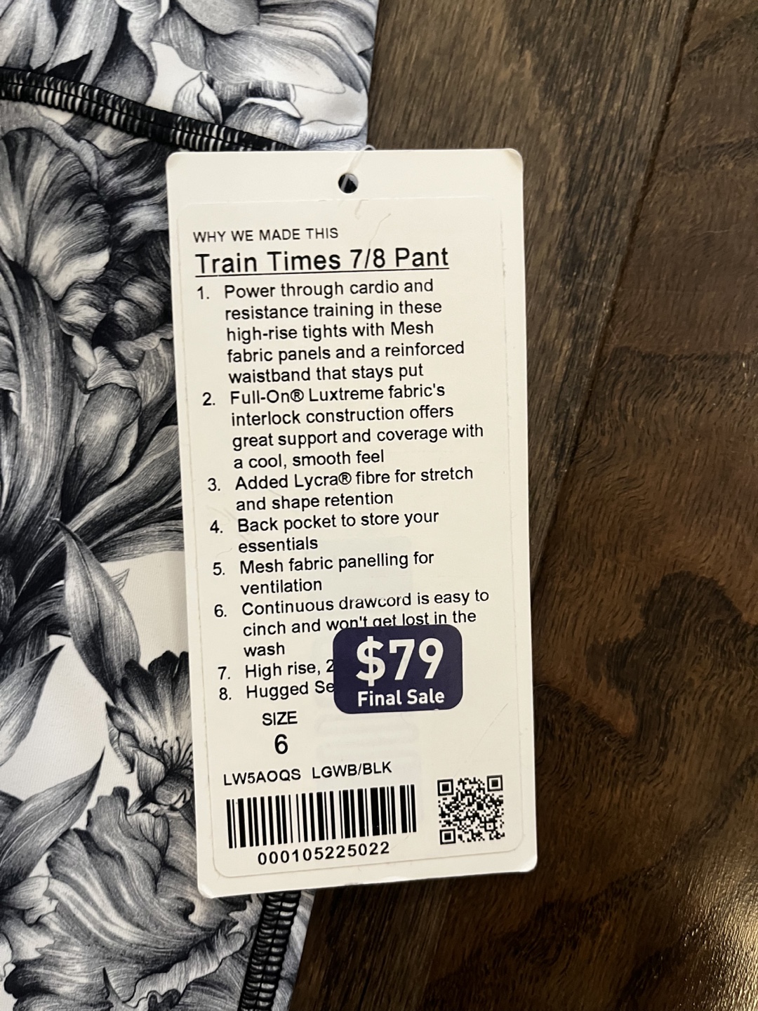 New lululemon train time size 6 leggings - photo 3