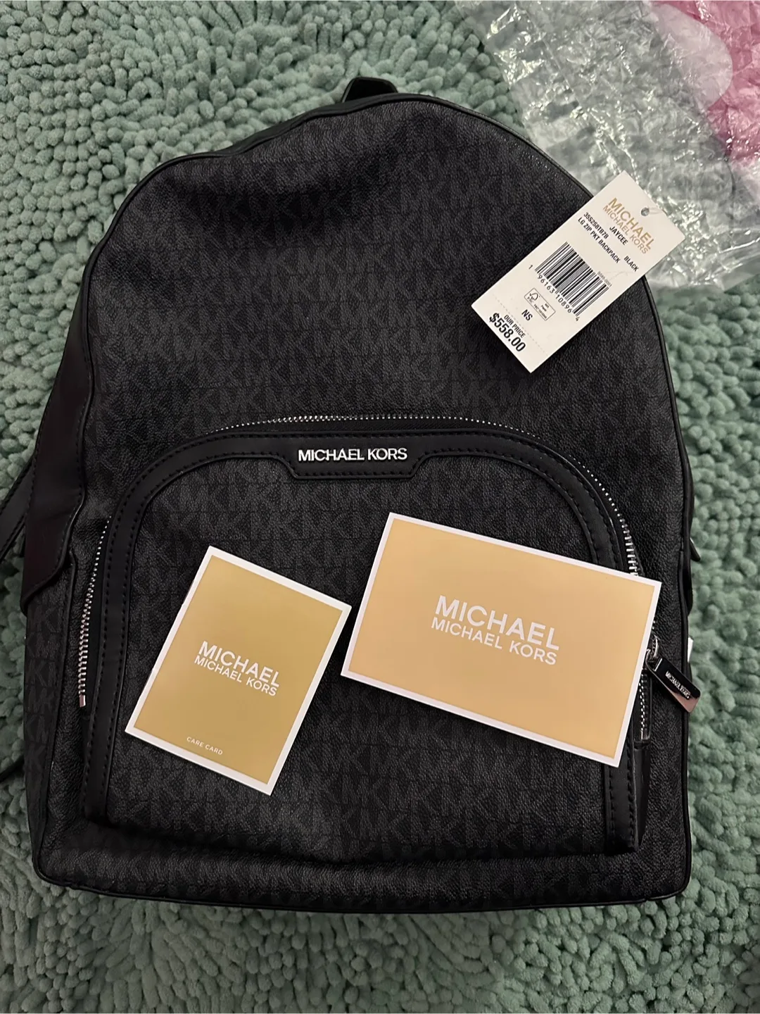 Michael Kors Jaycee Backpack - Black thumbnail