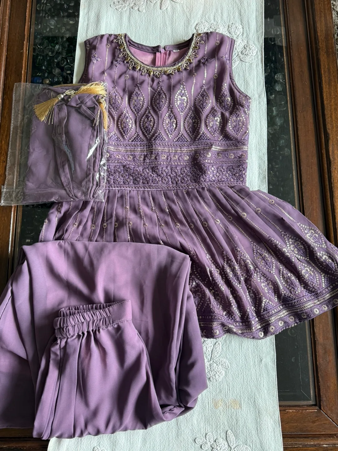 Punjabi Dress Set for small girls available image indicator(5)