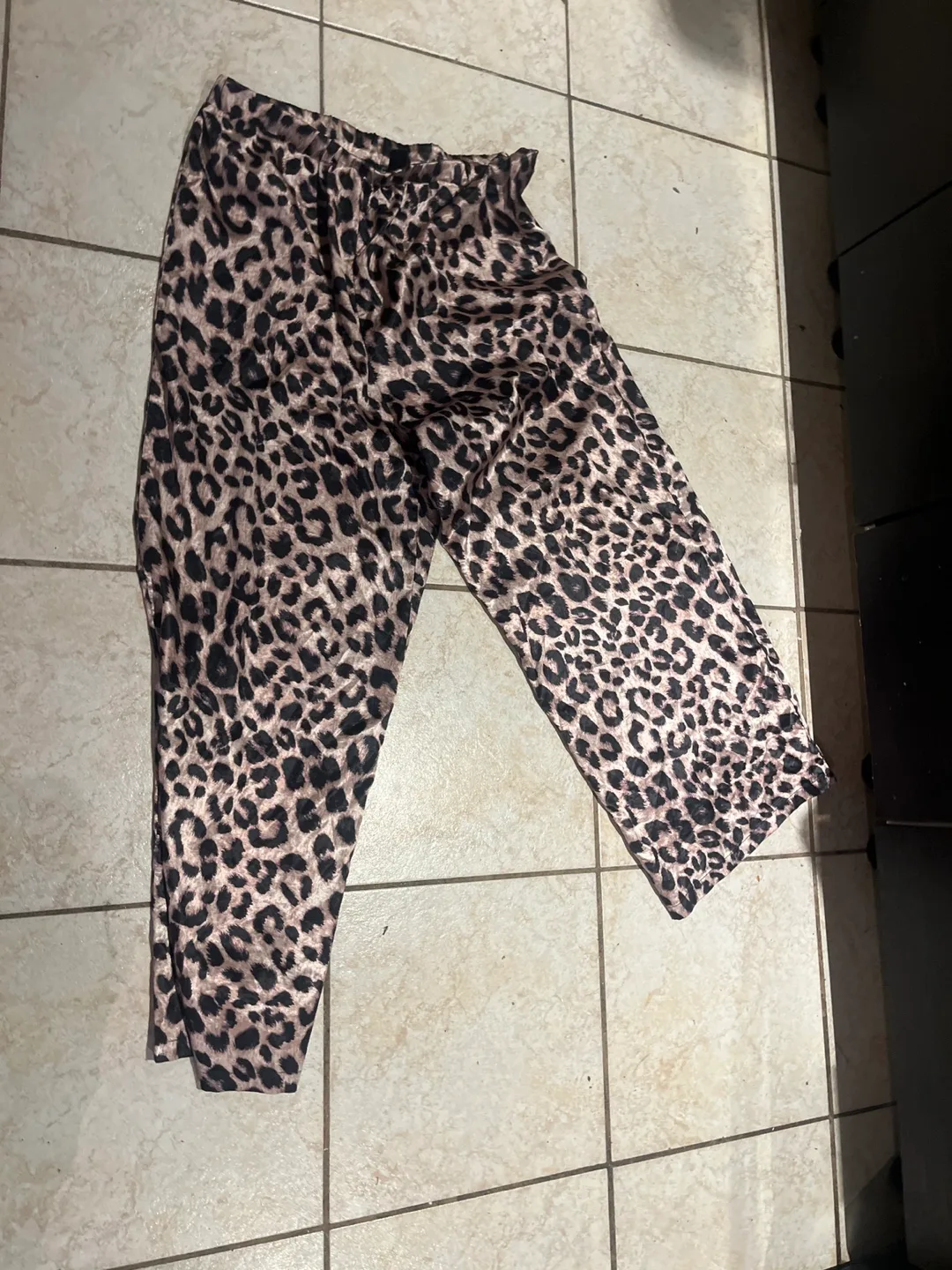 Leopard Print Pajama Set size Xxl image indicator(4)