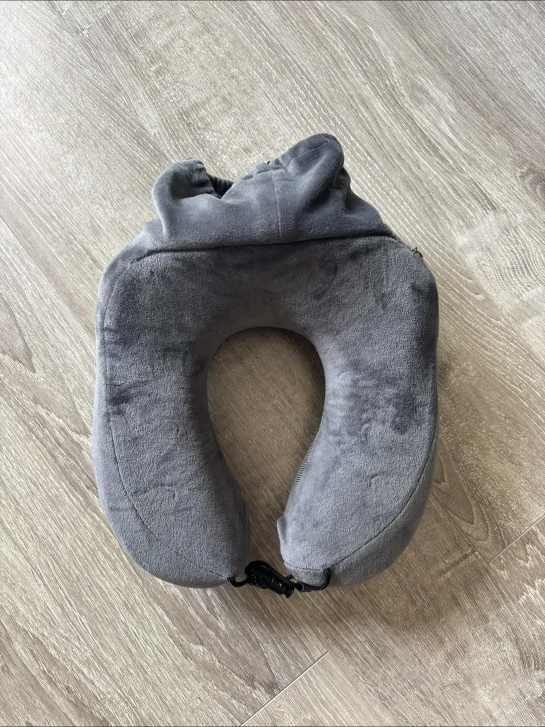 Grey Memory Foam Travel Neck Pillow thumbnail