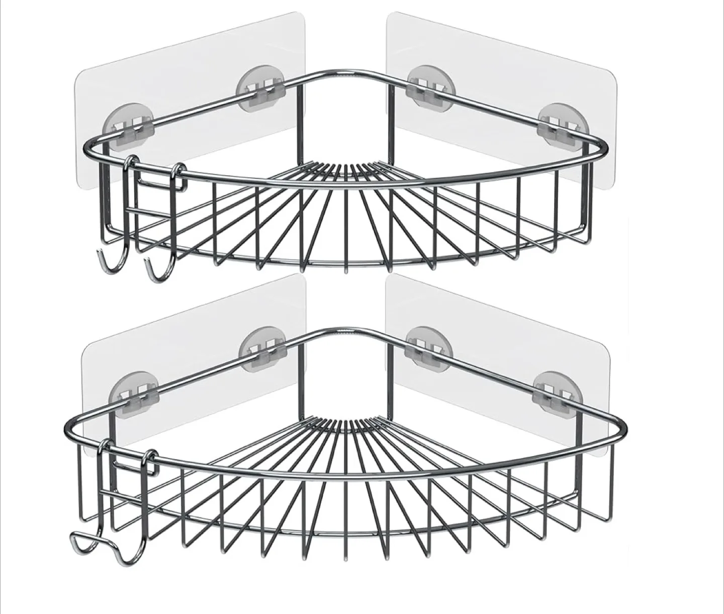 Brand New!! 2 Pack Corner Shower Caddy thumbnail