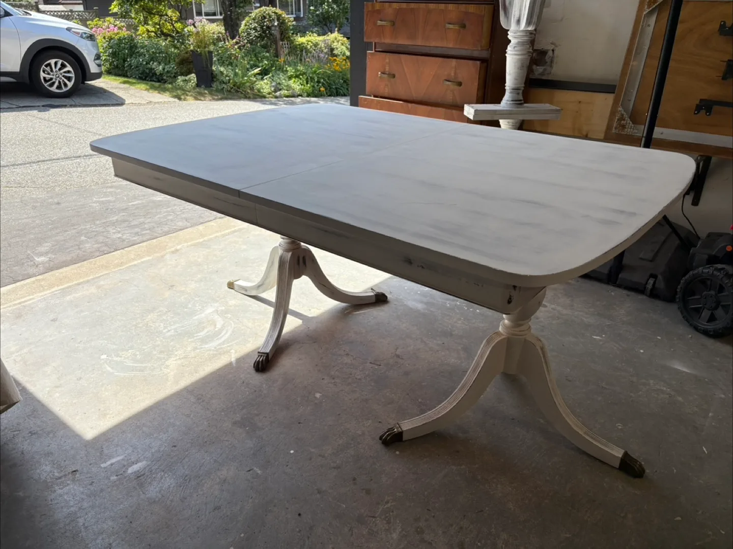 White Painted Dining Table thumbnail