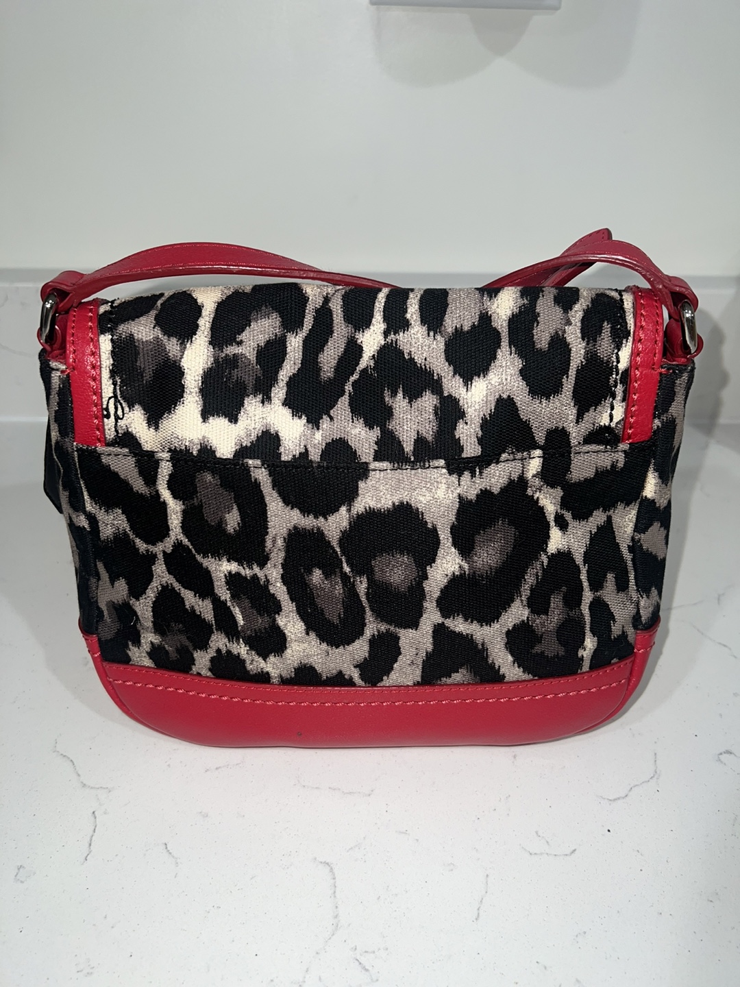 COACH F24103 PARK OCELOT LEOPARD PRINT CROSSBODY PURSE - photo 3