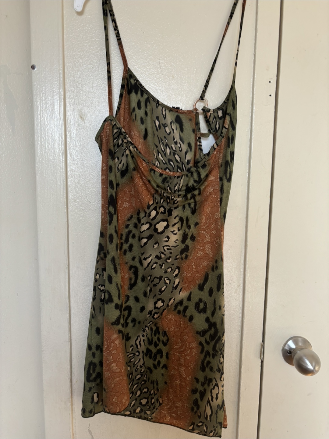 Leopard Print Mini Dress - photo 2