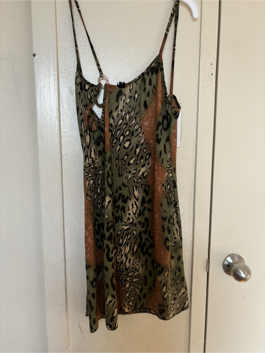 Leopard Print Mini Dress