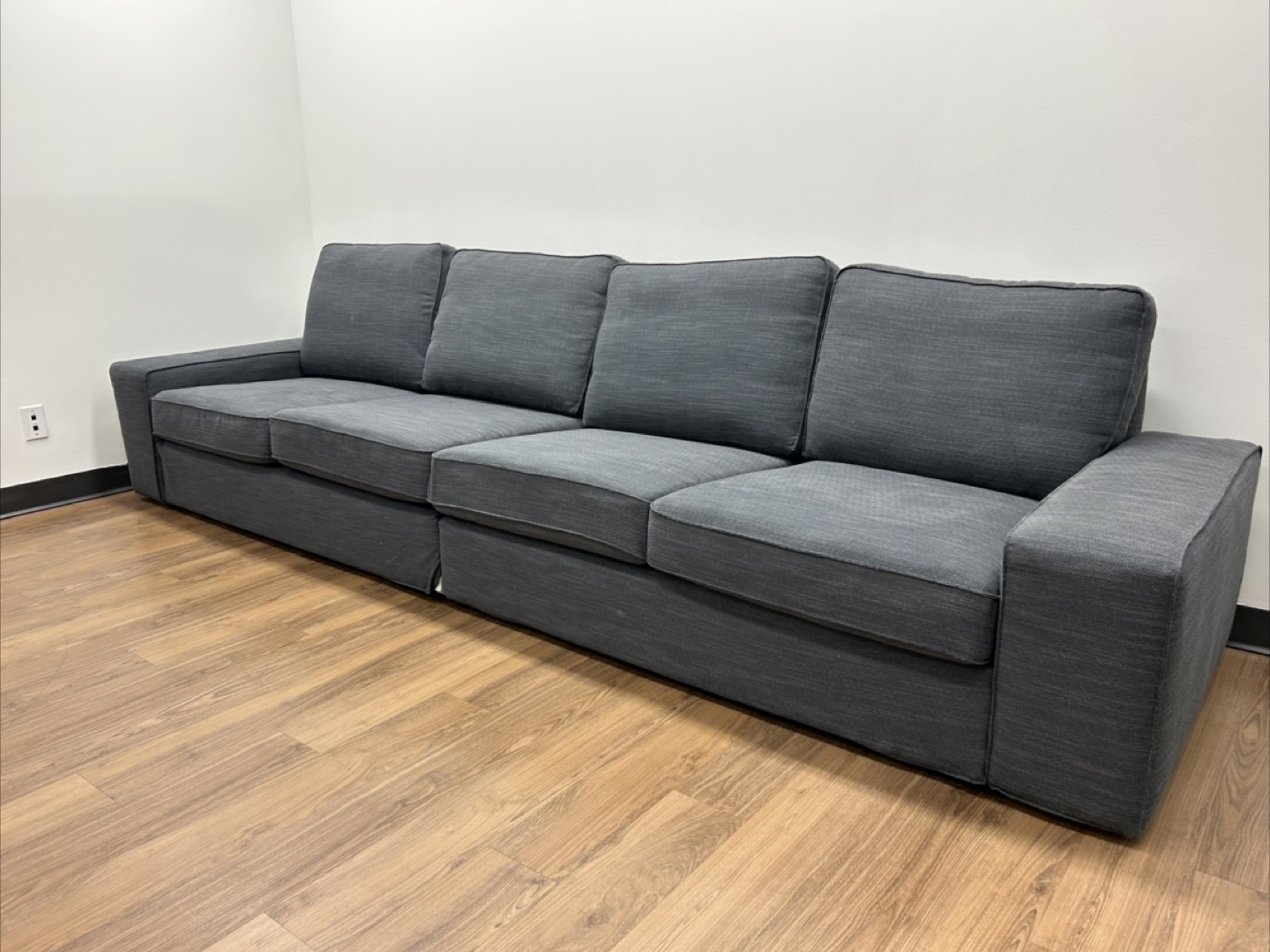 Blue Ikea kivik Four-Seater Sofa - photo 3