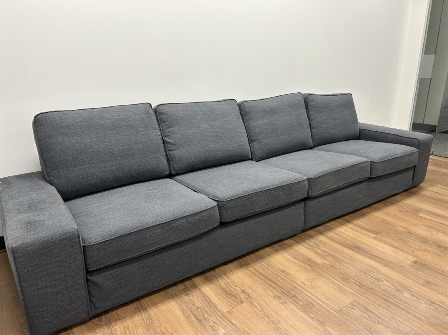 Blue Ikea kivik Four-Seater Sofa - photo 2