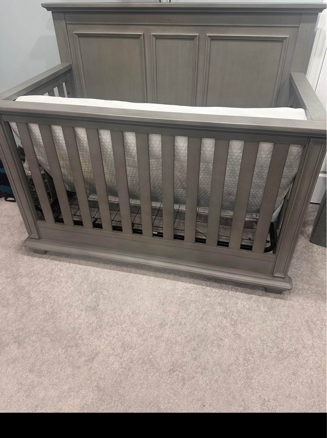 Grey Baby Crib - photo 2