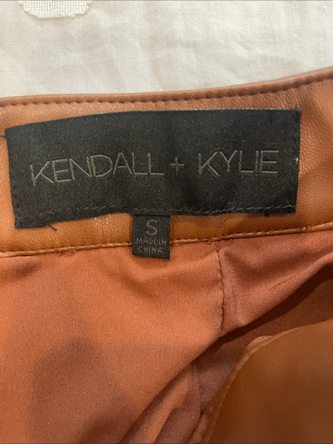 Kendall + Kylie Faux Leather Skirt - Size S - photo 3