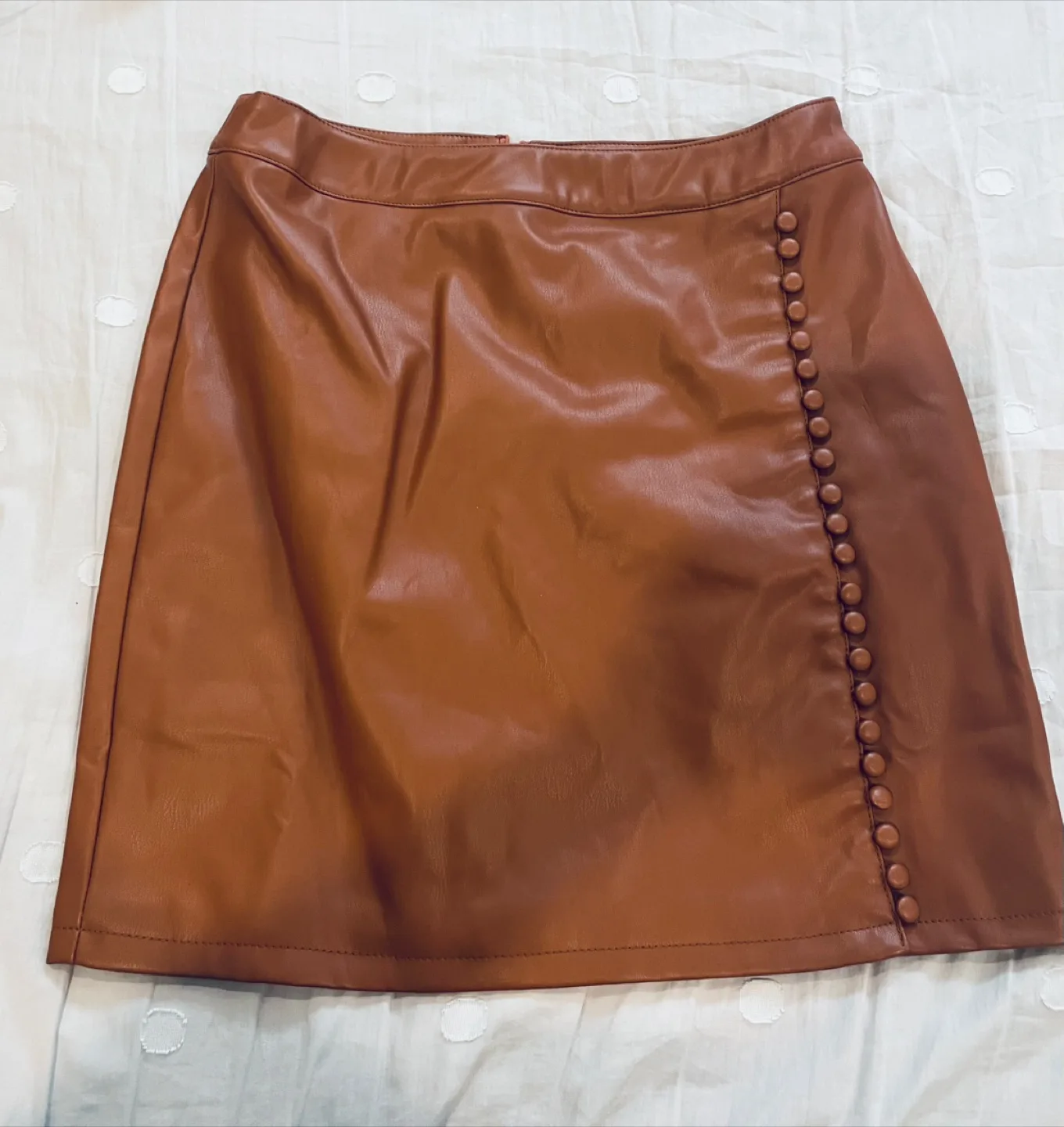 Kendall + Kylie Faux Leather Skirt - Size S thumbnail
