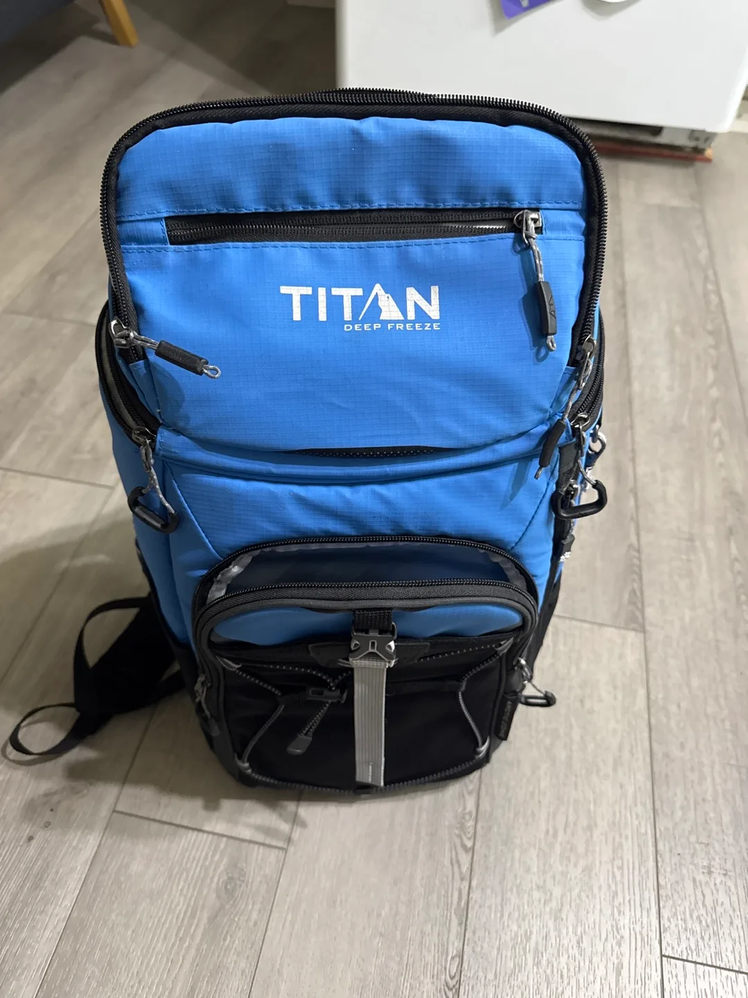 Titan Deep Freeze Backpack Cooler - Blue thumbnail