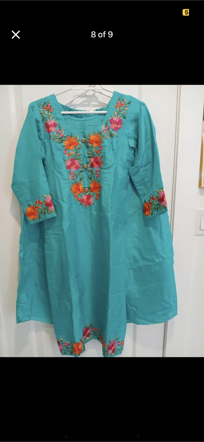 Embroidered Kurti pant Panama Kameez Suit - photo 2