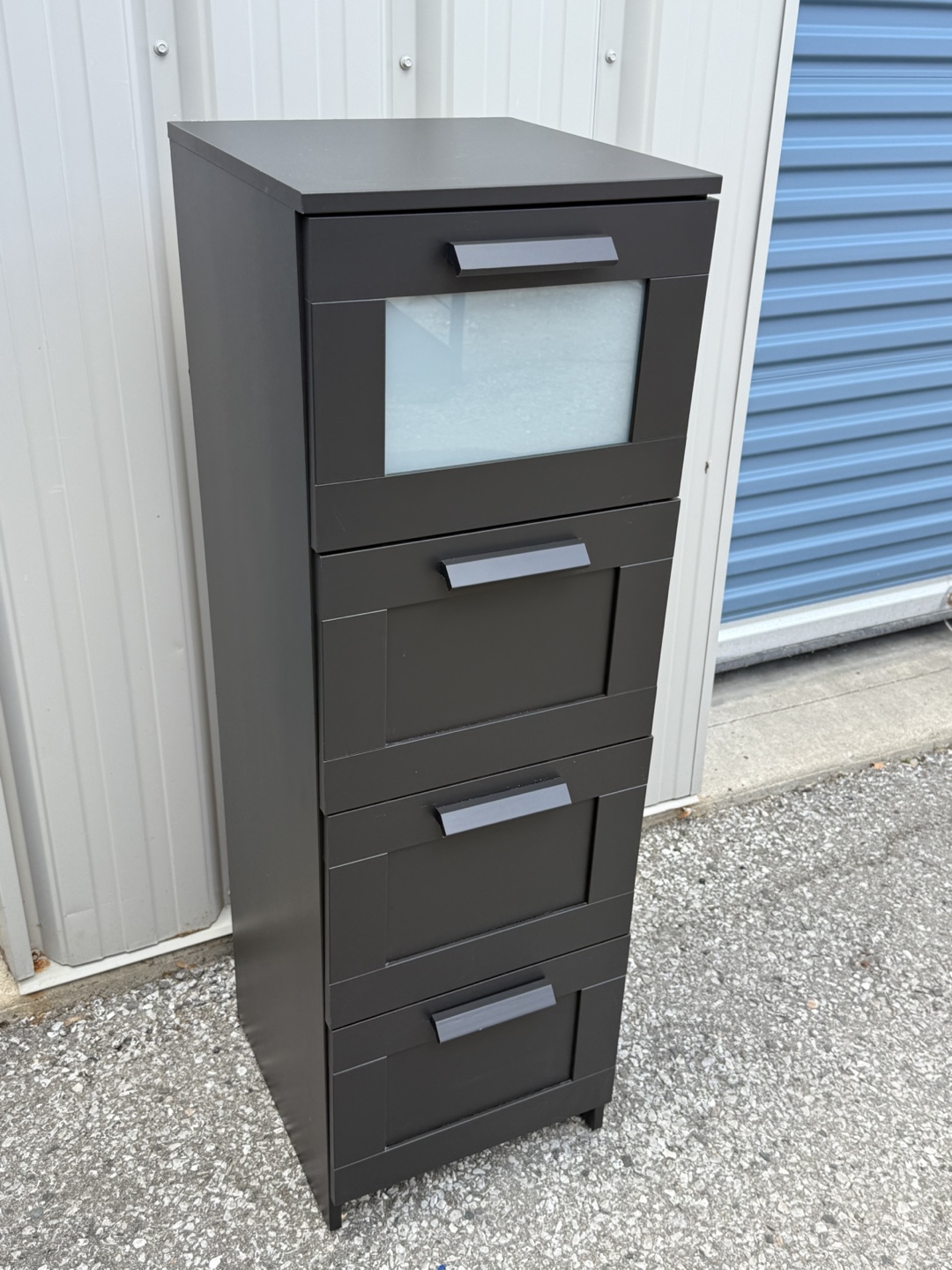 IKEA Chest 4 Drawers BRIMNES Black - photo 2