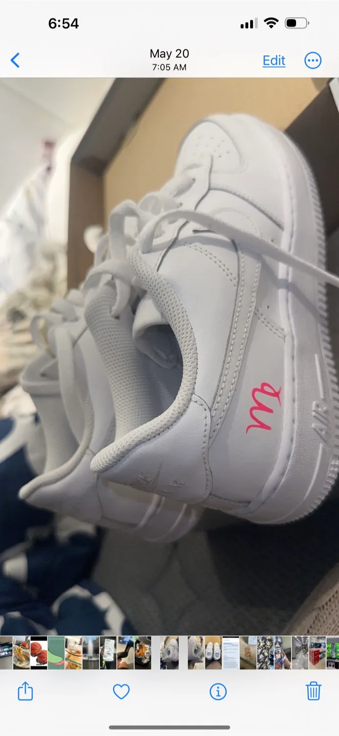 Nike Air Force 1 White Sneakers image indicator(3)