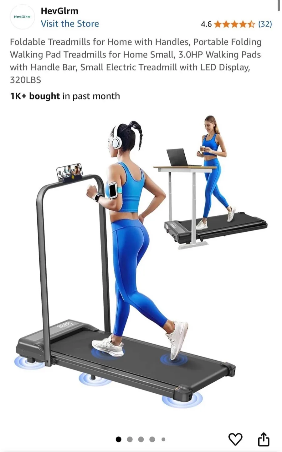 Foldable Treadmill - New in Box! thumbnail