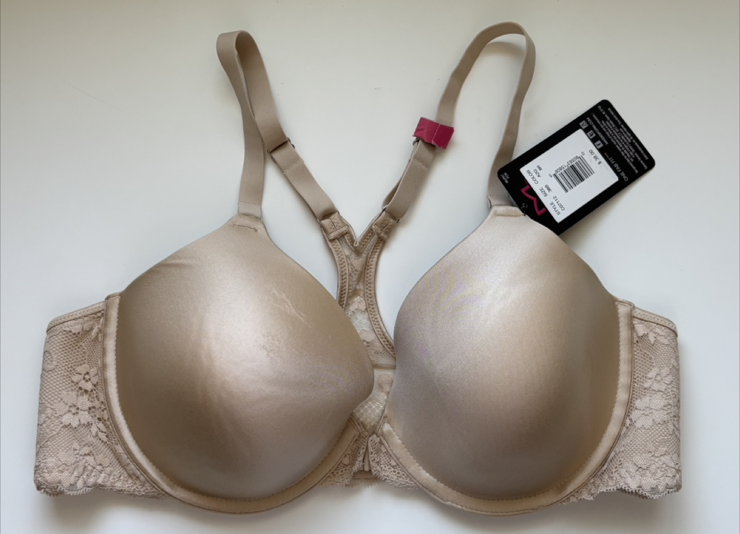 N.Y. Collection T-Back Bra - Size 38B