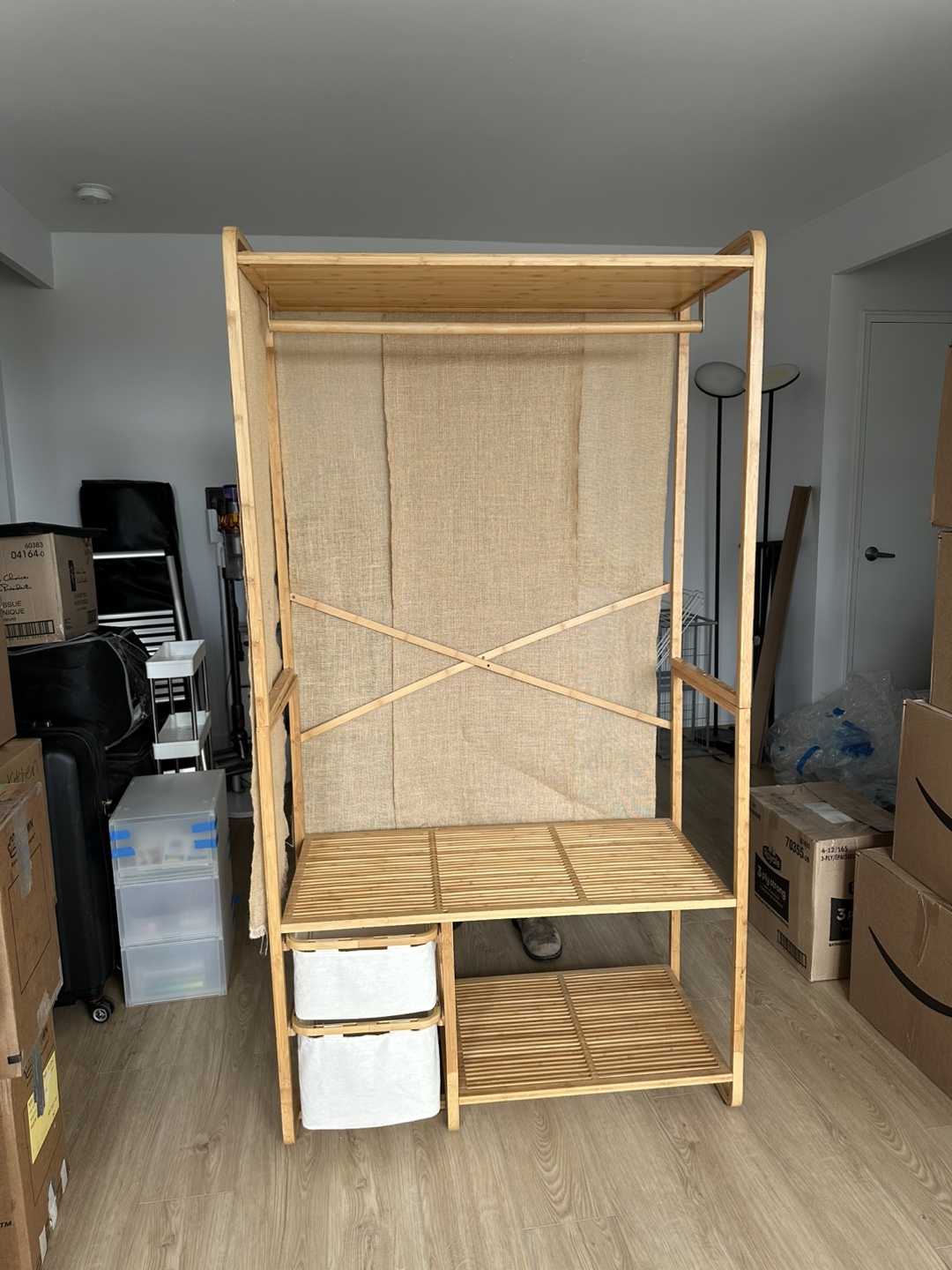 Wooden Clothing Rack