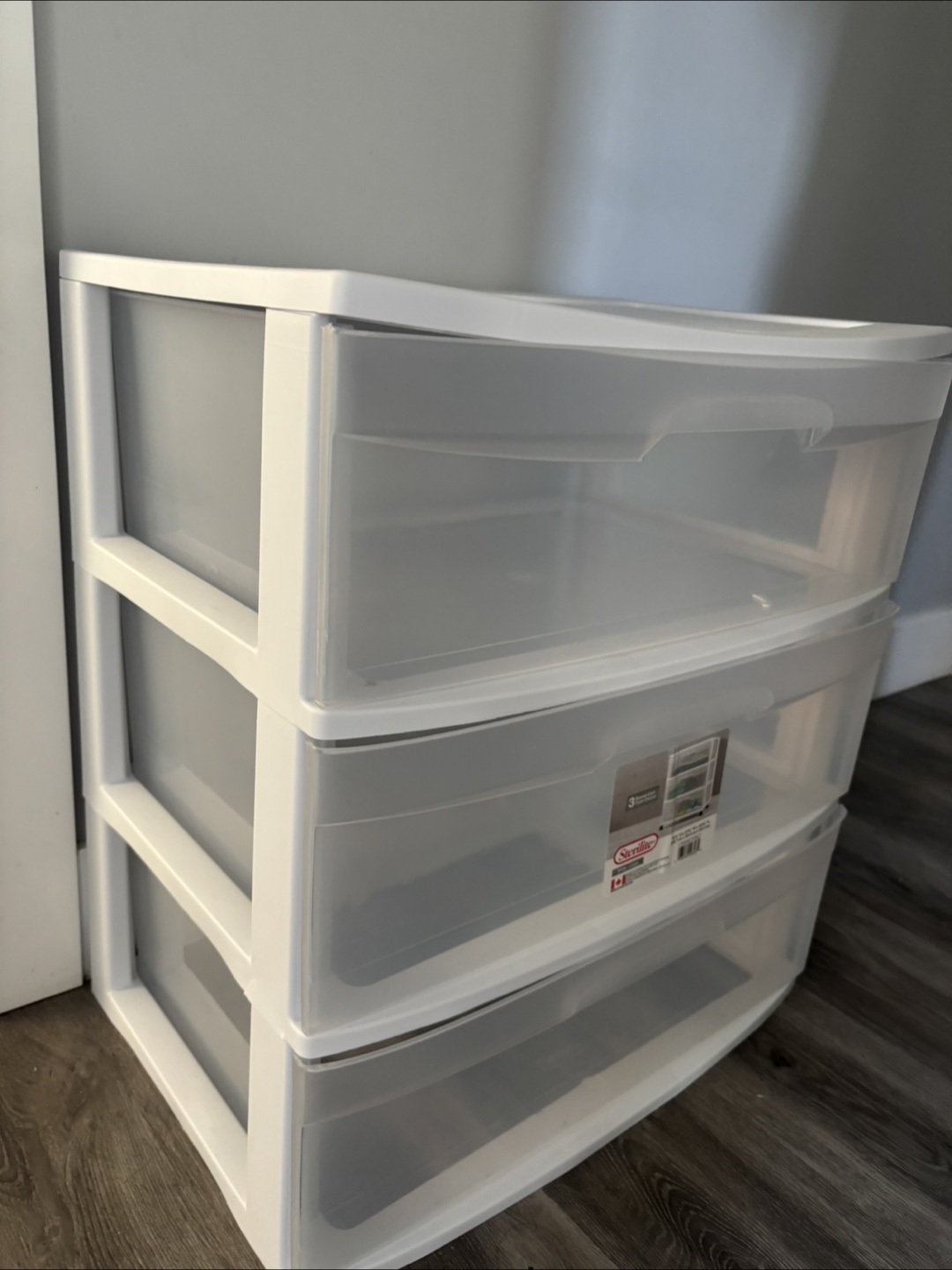Sterilite 3-Drawer Wide Weave Tower - White - photo 2