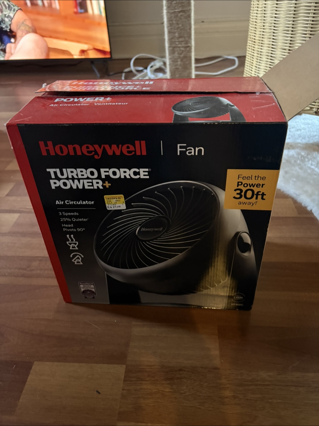 Honeywell Turbo Force Power Fan (Bought 1 month ago) - photo 4